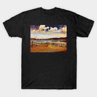 Swiss landscape and lake T-Shirt